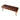 Leather and Teak Bench Seat- White , Black, Tan & Retro Green