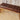 Leather and Teak Bench Seat- White , Black, Tan & Retro Green