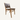 Teak Chair with Leather padding- Tea Brown