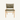 Teak Chair with Leather padding- Bronze Olive - Pre Order