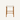 Teak Bar Stool - White Woven