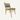 Teak Chair with Leather padding- Bronze Olive - Pre Order