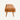 Leather and Teak Bench Seat - Tan