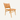 Teak Chair with Leather padding- Walnut