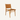 Teak Chair with Tan Leather- In Stock