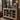 Recycled Elm Sideboard with Glass Doors  - 2 Door