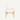 Teak Chair with Leather padding - White Pre order