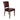 Detroit Vintage Leather Chair - Briarsmoke Leg