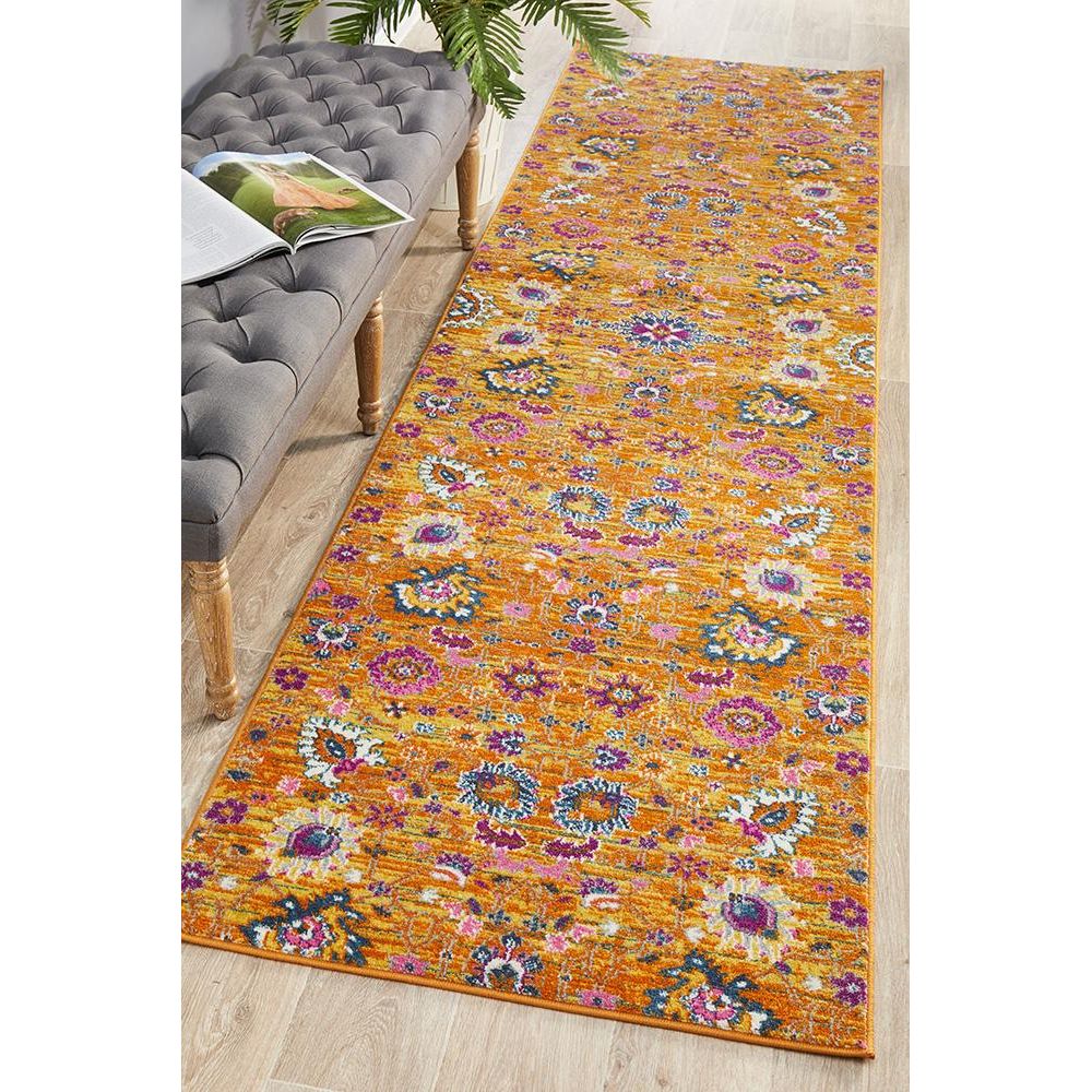 Rust Boho Area Rug Barcelona 210 Boho Rust Rug