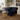 Blu velvet chesterfield armchair in coastal style vibe




