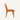 Brown chair on a white background