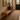 Leather and Teak Bench Seat - Tan