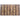 Woven teak mat with a brown and beige pattern