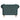 Back of green chesterfield armchair