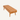 Leather and Teak Bench Seat - Tan
