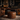 Whiskey Round Leather Ottoman