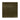 A square fabric swatch with serrated edges in a dark olive brown color, shown on a plain white background.