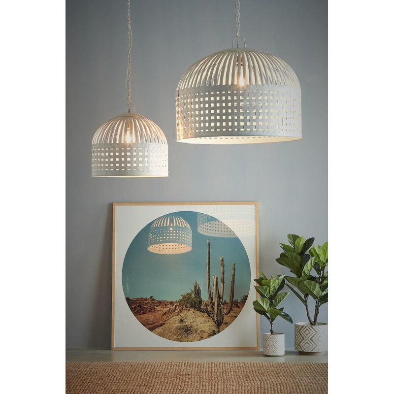 Cage Light - Antique White