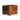 Whiskey Square Leather Ottoman