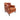 side view of leather armchair