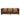 Art Deco Aged Leather Sofa - 3 Seater