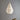 Moroccan Teardrop Pendant - White